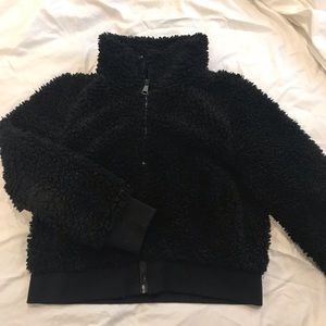 Zara Black Faux Fur Jacket